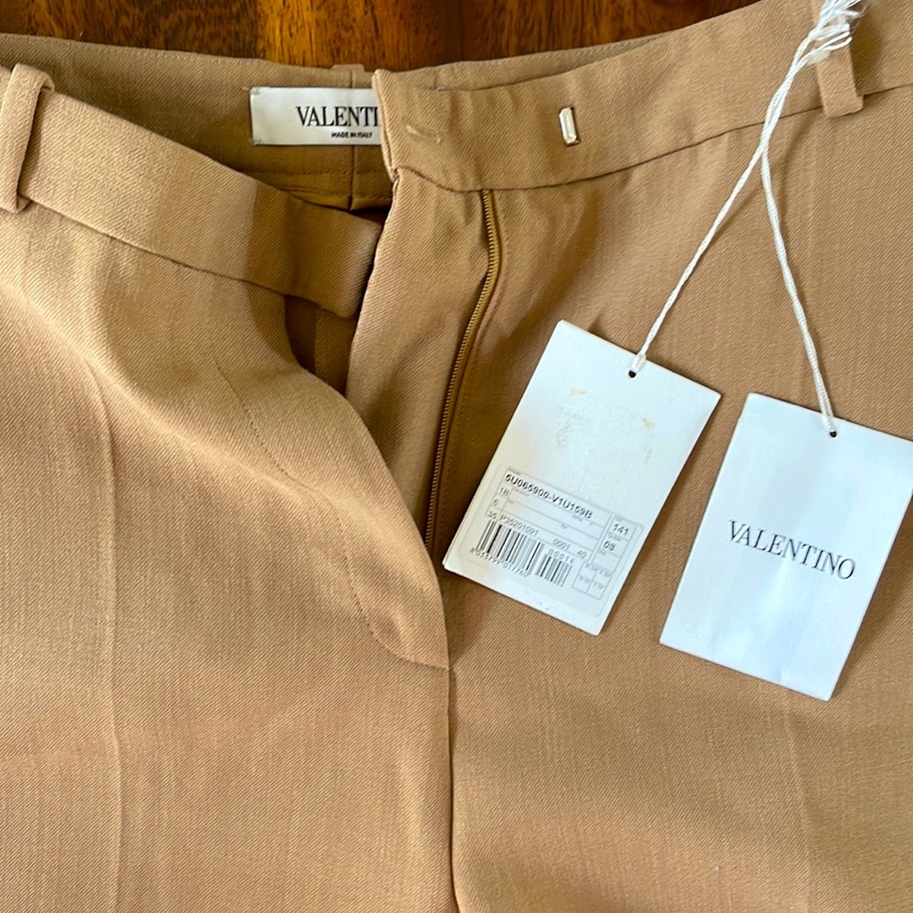 Valentino dress pants camel size 8